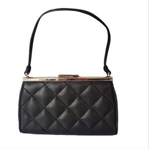 Vintage y2k Nine West Vegan Leather Quilted Mini Handbag Bag